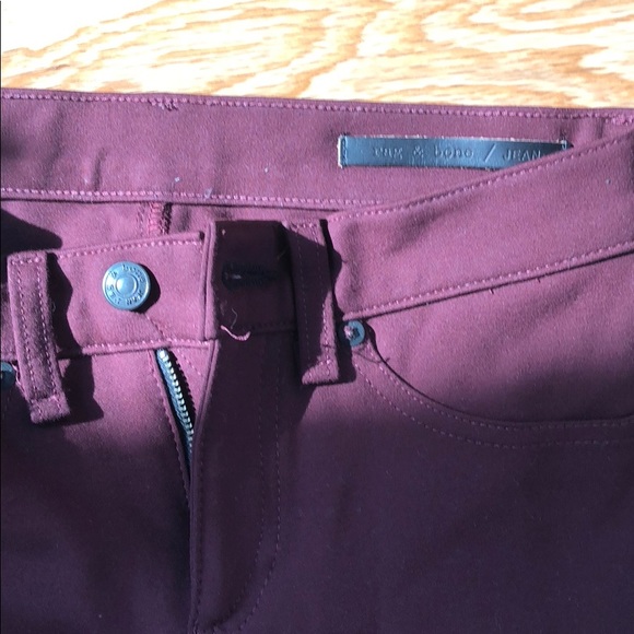 RAG AND BONE deep red super soft jegging - Picture 2 of 3